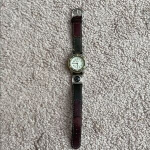 Kathy Ireland Black and Brown Women's Watch